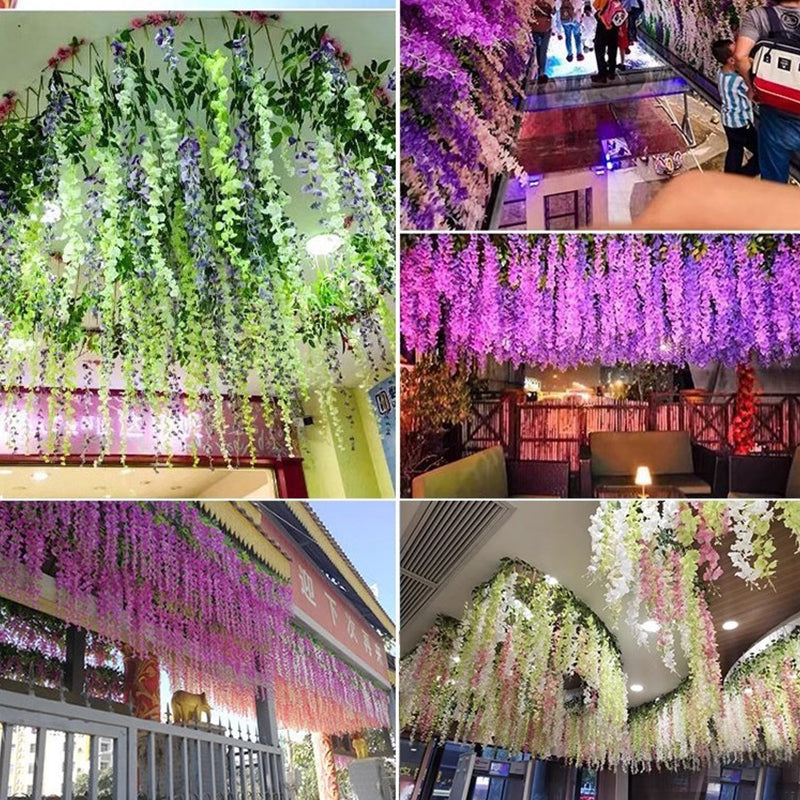 Wisteria™ Artificial wisteria flowers 12 pieces
