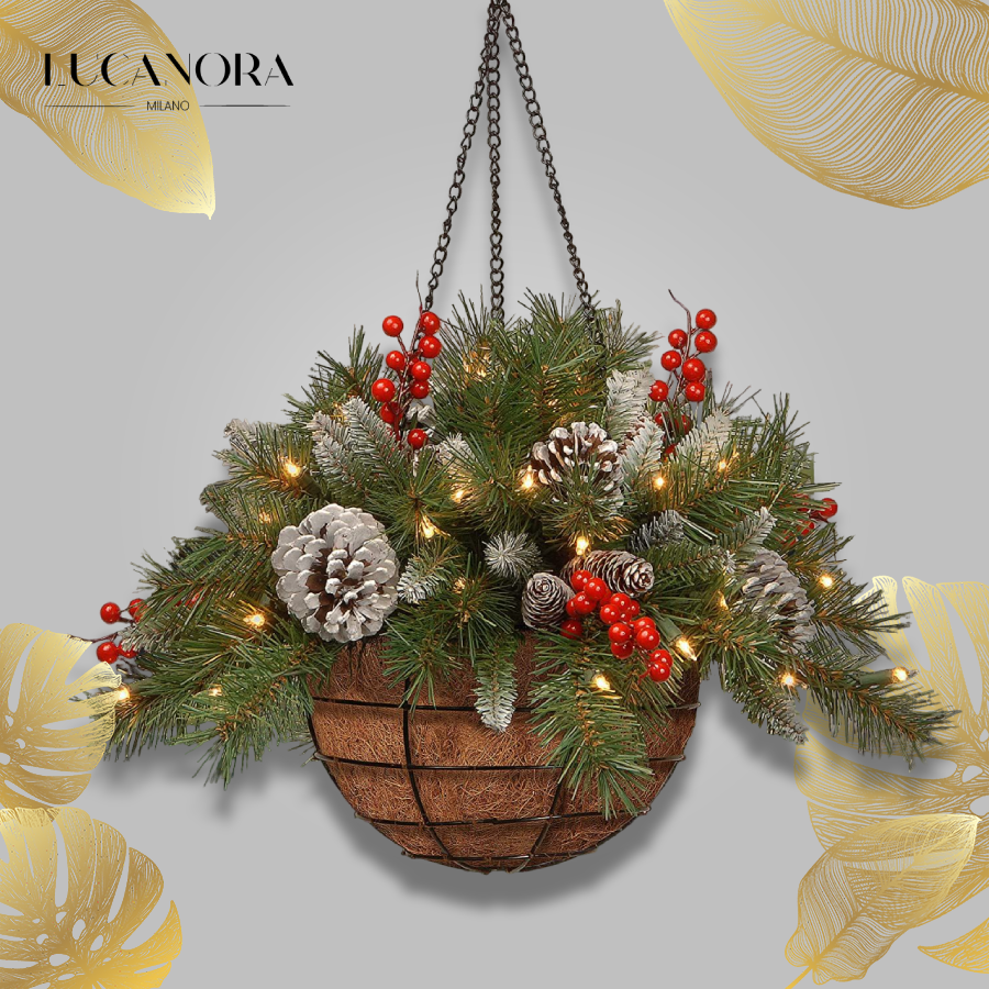 WonderSphere™ Christmas hanging basket