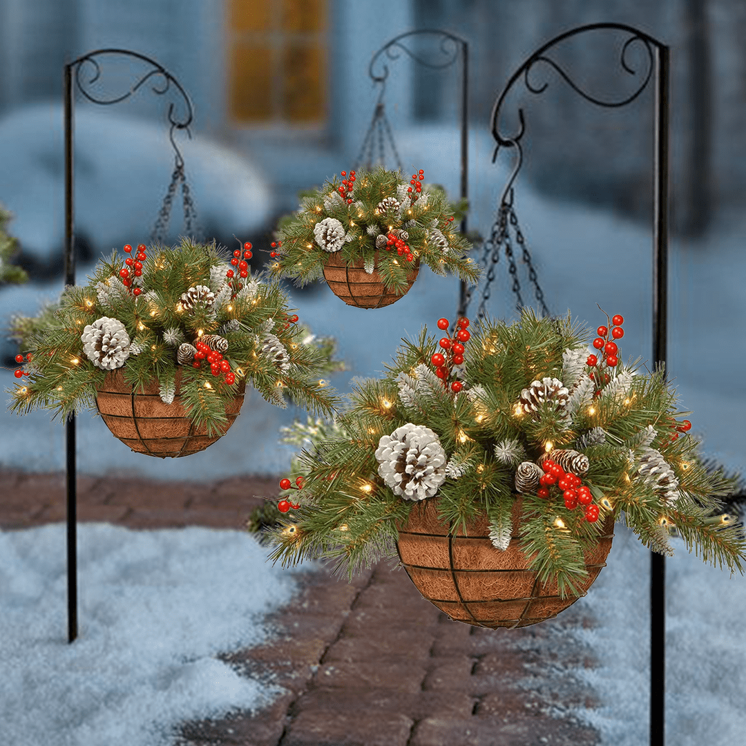 WonderSphere™ Christmas hanging basket