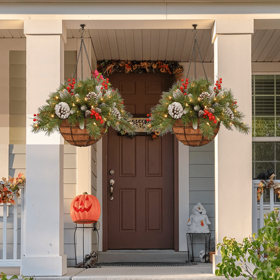 WonderSphere™ Christmas hanging basket