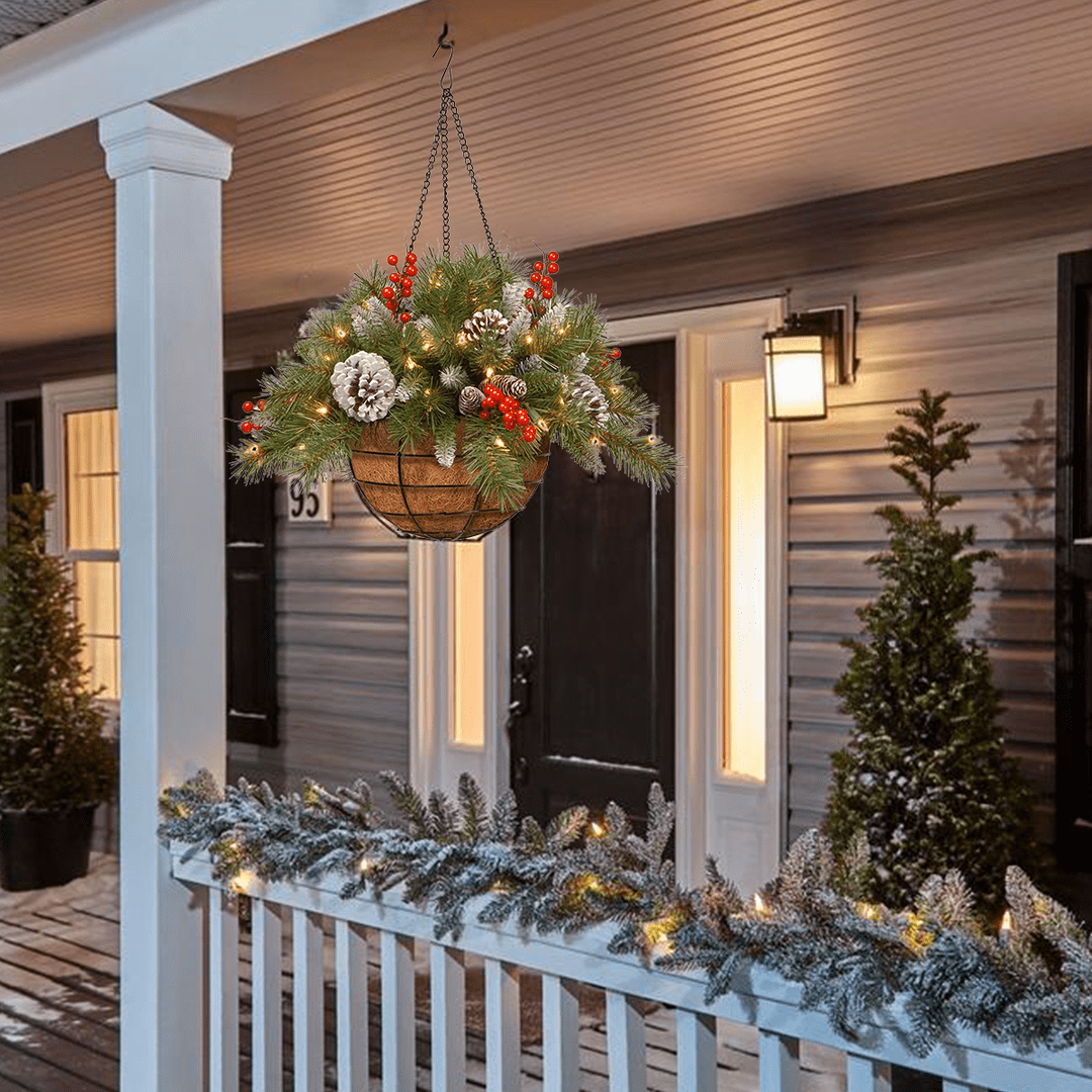WonderSphere™ Christmas hanging basket
