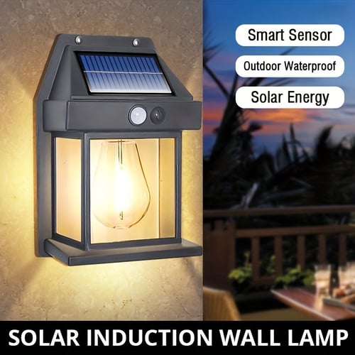Solar Seren™ Solar-powered outdoor wall lamp