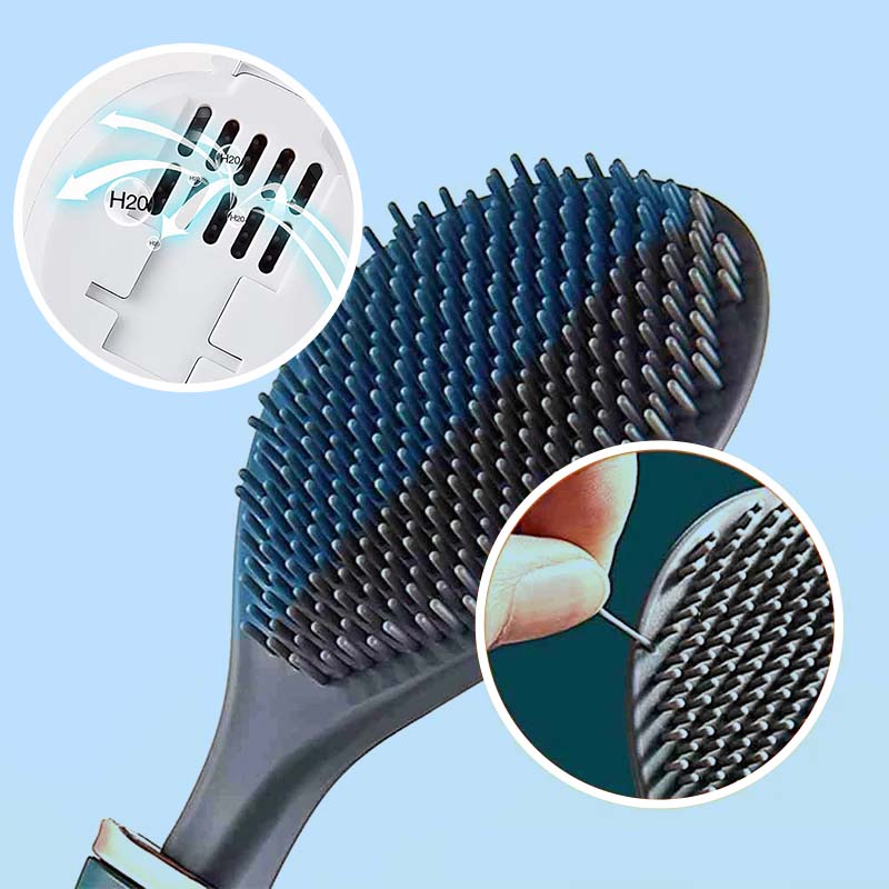 DeluxeClean™ Designer silicone toilet brush