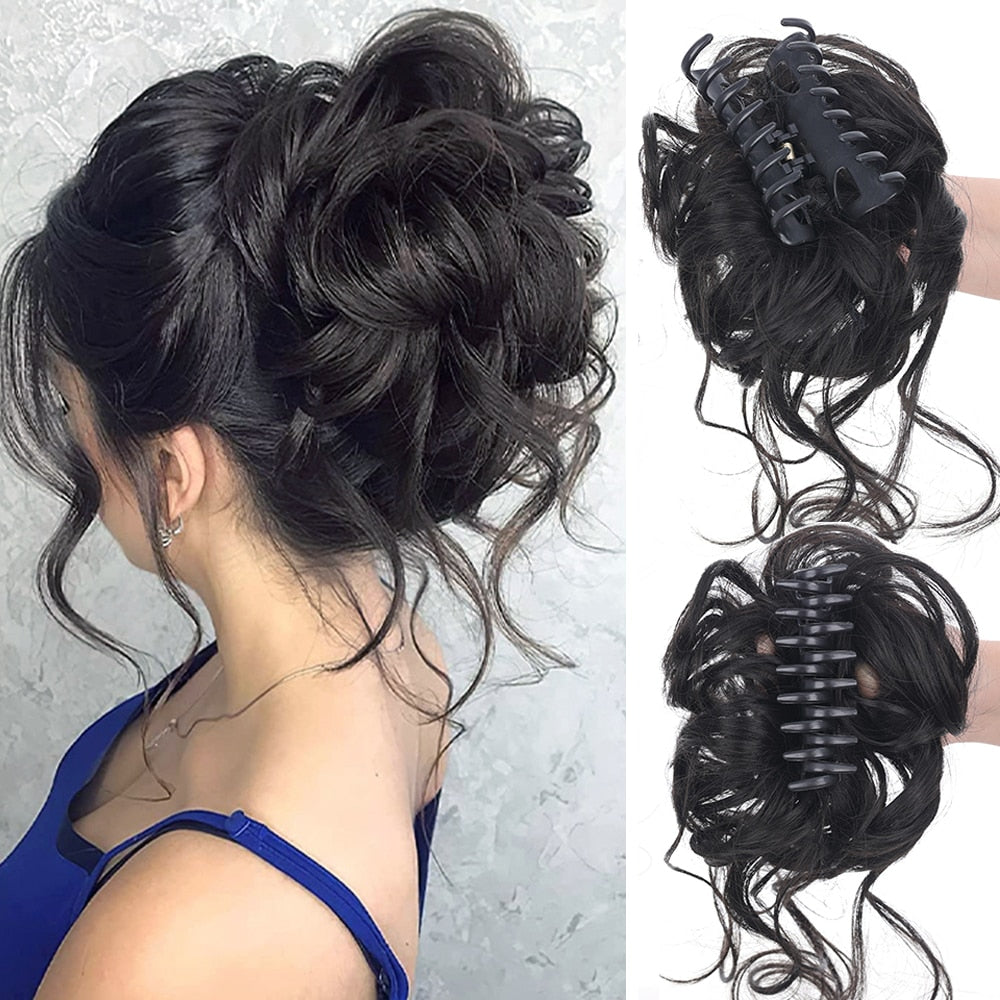 ChicChignon+™ Knotted hairpiece with clip