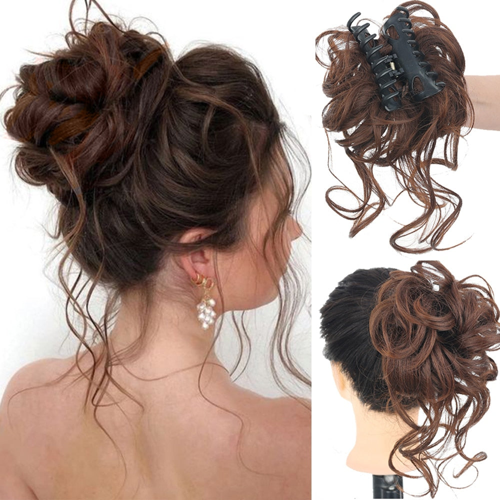 ChicChignon+™ Knotted hairpiece with clip