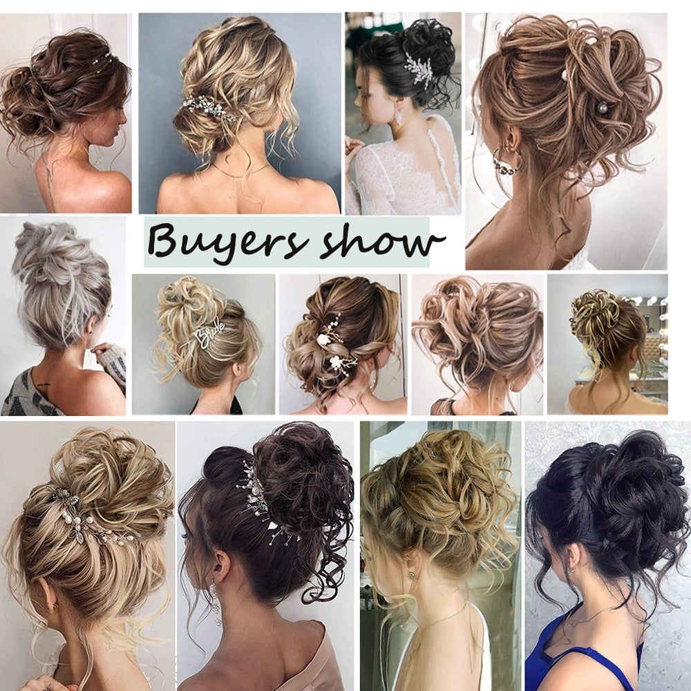 ChicChignon+™ Knotted hairpiece with clip