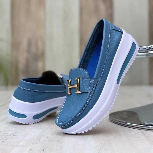 Helga™ Comfortable platform loafers