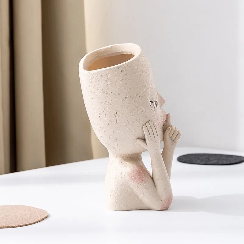 Botanica™ Flower pot with a face