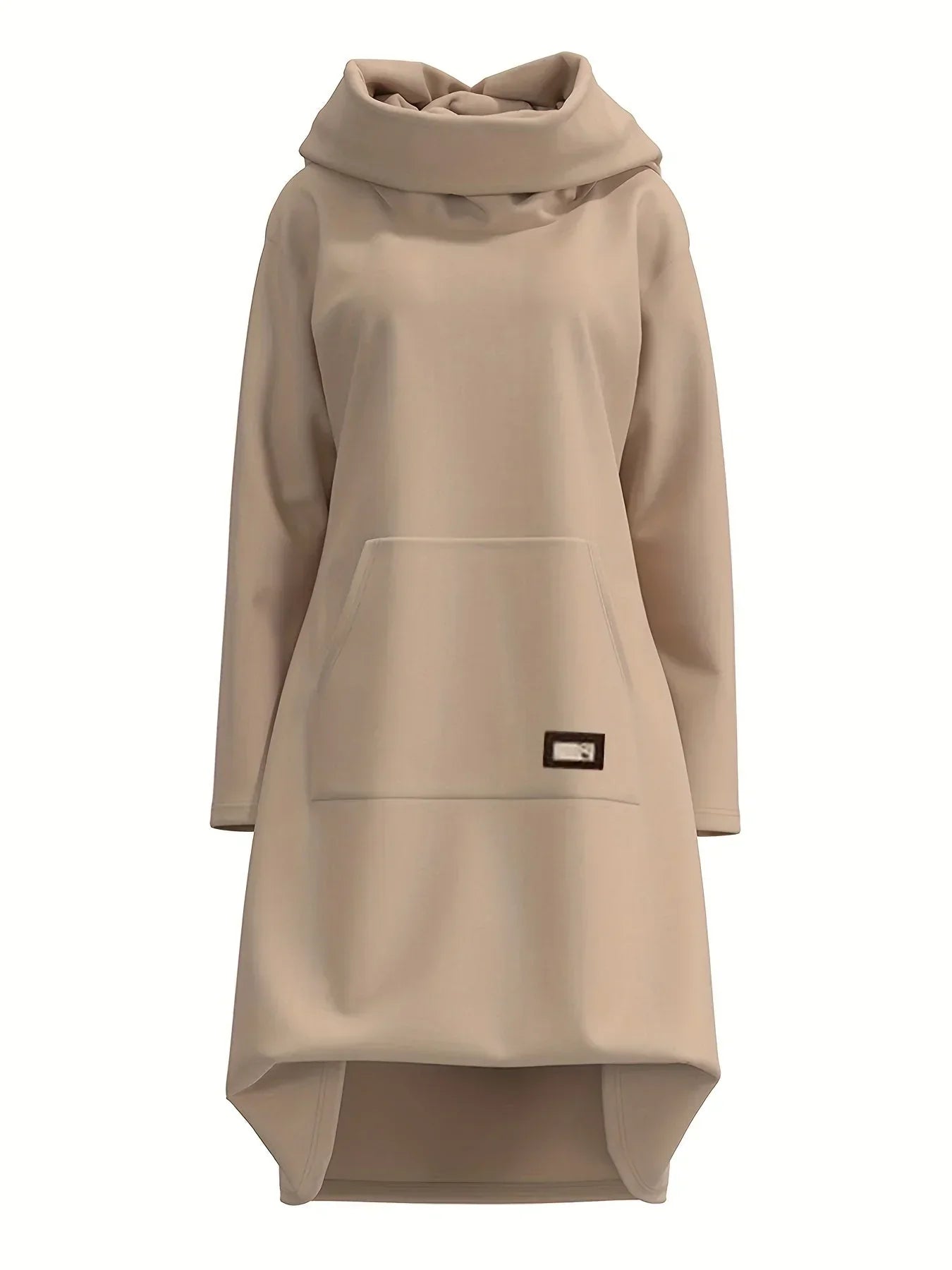 Marion™️ Comfortable sweatshirt dress with a hood