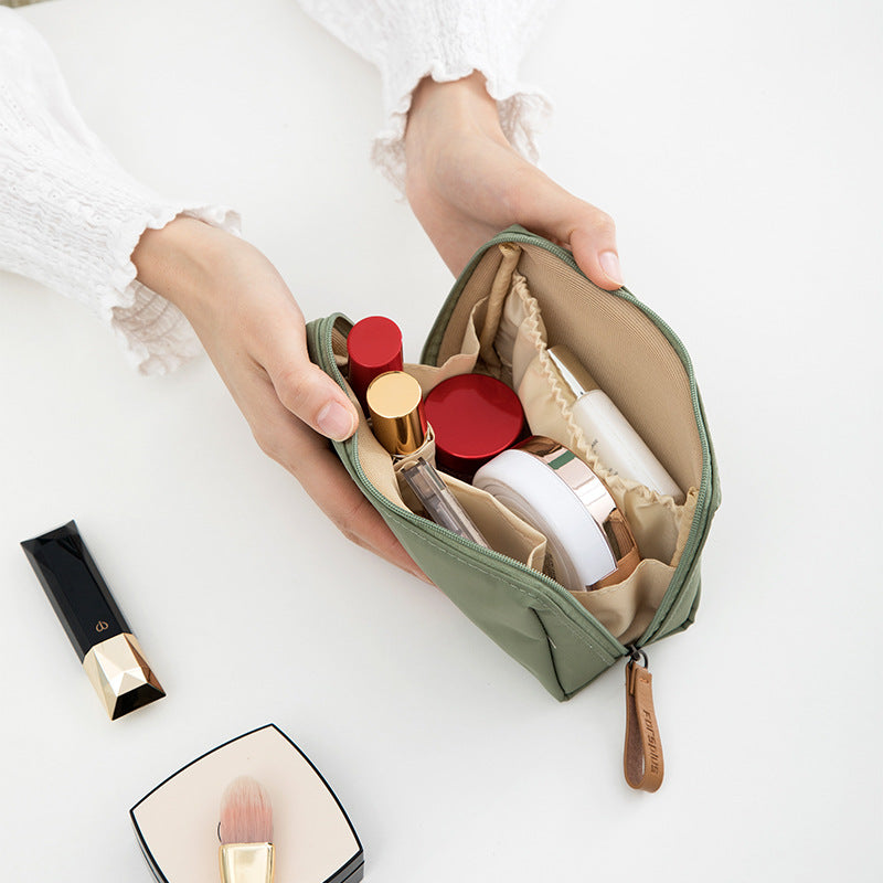 Arcelia™ Cosmetic bag with double zipper
