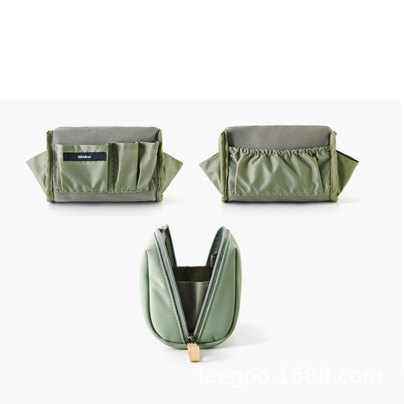 Arcelia™ Cosmetic bag with double zipper