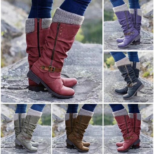 Alais Monet™ High winter boots with a zipper