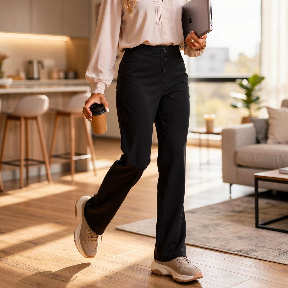 Flexella™ Flattering Stretch Pants for Work and Errands