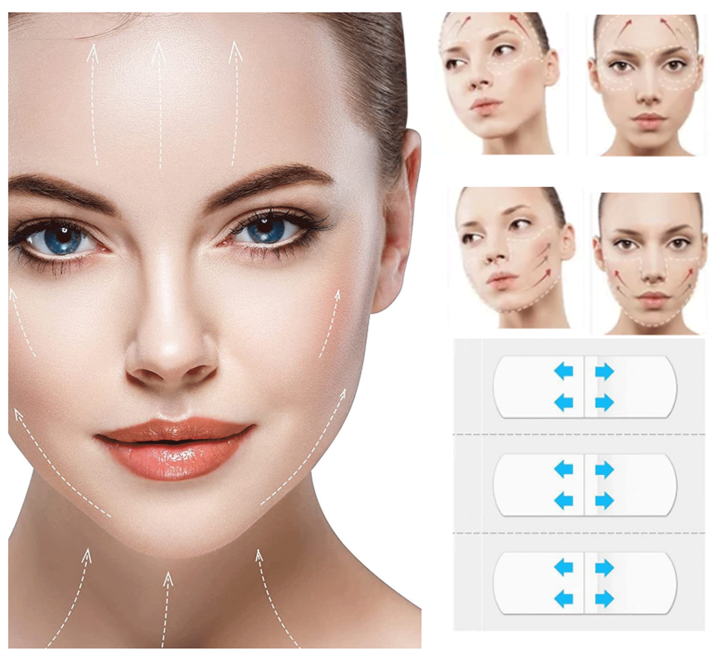 V-Lift™️ Invisible face lifting strip