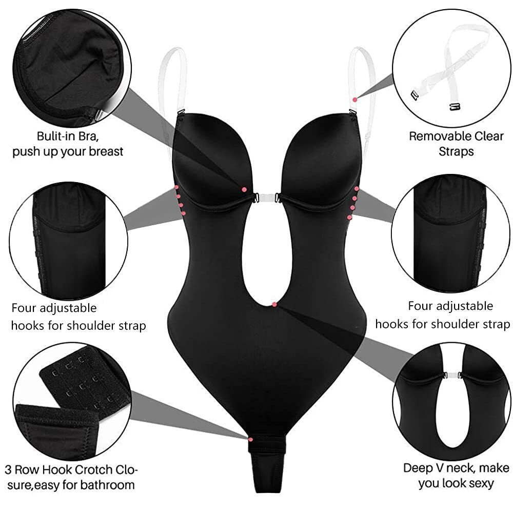 LuxuryBody+™ BH Backless Bodysuit