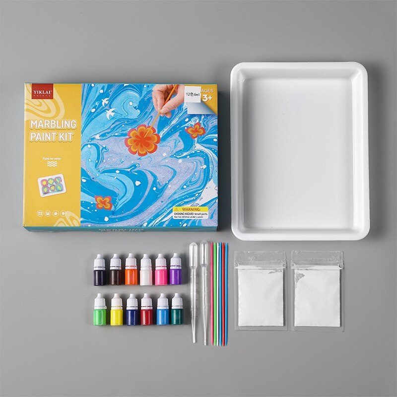 Marbling Paint Kit™ + FREE set of 12 additional paint cups
