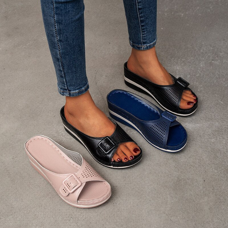 MariaComfort™ Fashionable wedge sandals