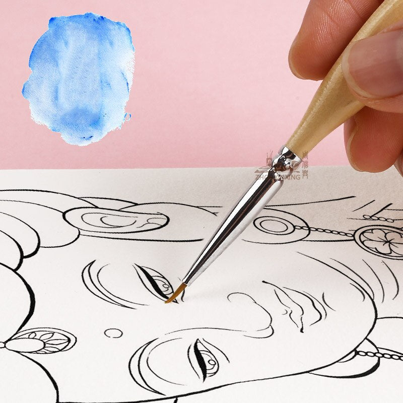 MiniArt™ Miniature set of wooden art brushes