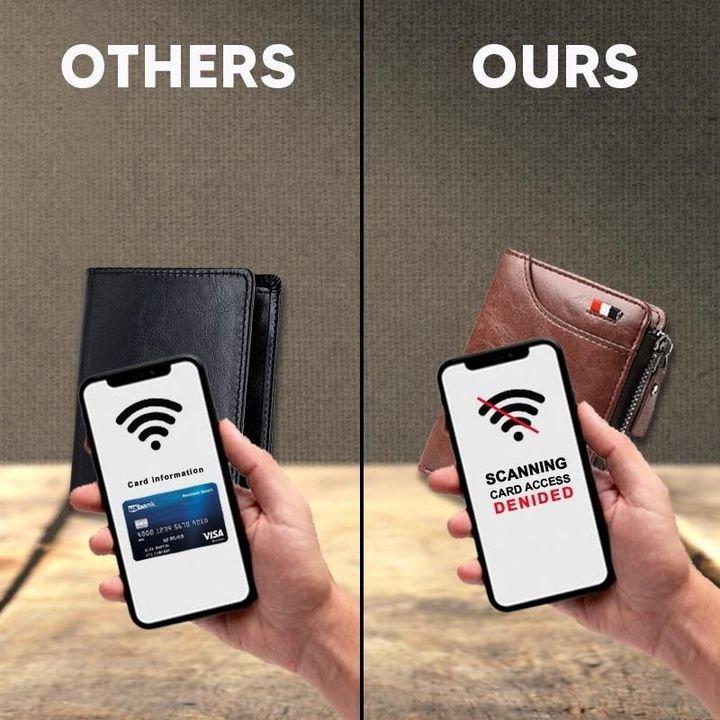 RFID-Blocking Wallet™ Luxurious and timeless design