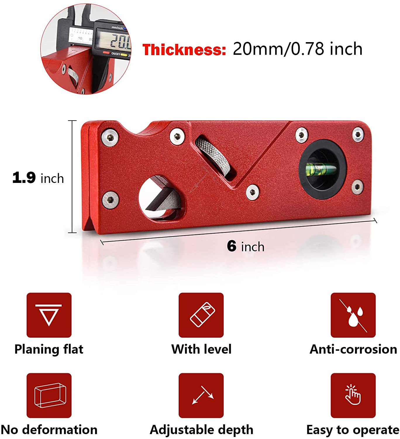 EdgyScraper™️ Edge planer for woodworking