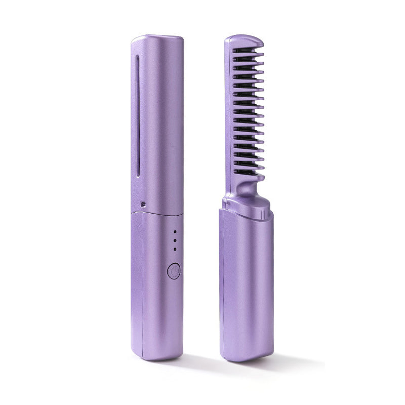 Mini GlamSet™️ Electric comb / Mini curling iron and straightener 2 in 1