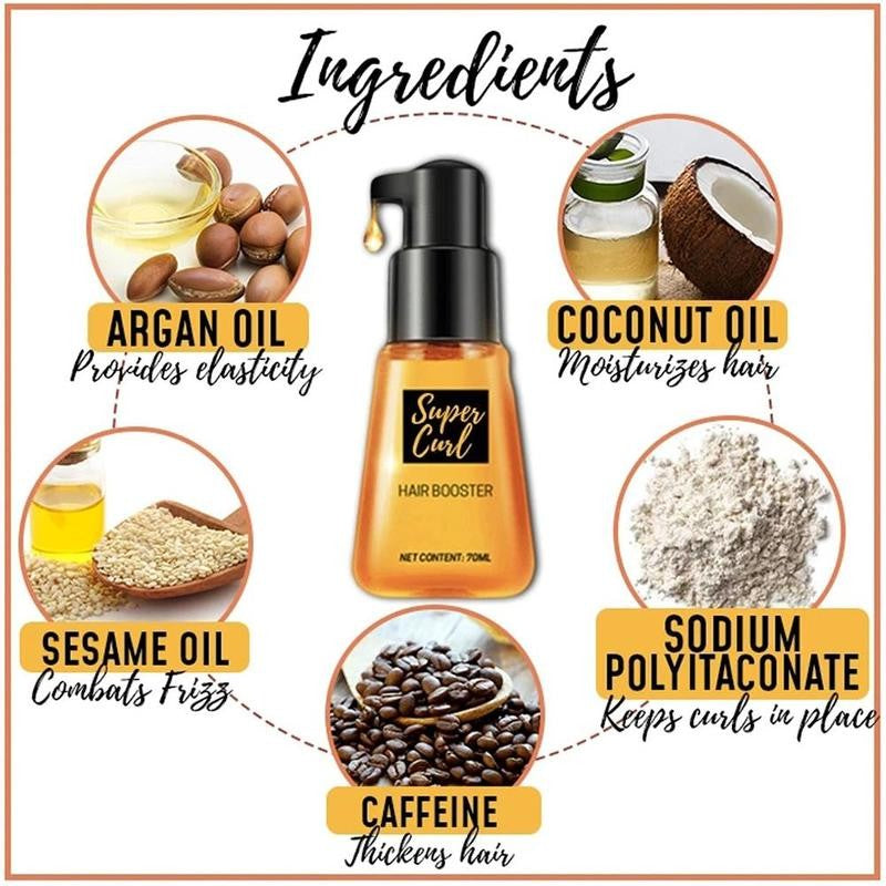 SuperCurl+™️ Oil for curly hair | Accentuate your curls and hair volume