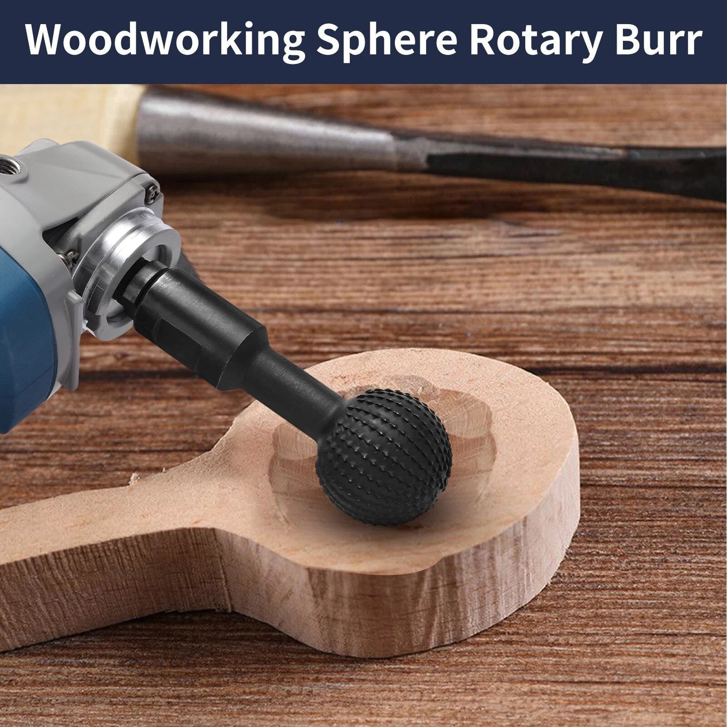 Versa Grind™️ Attachment ball drill for wood