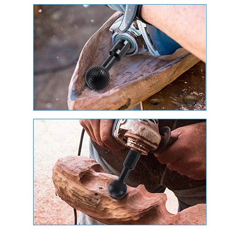 Versa Grind™️ Attachment ball drill for wood