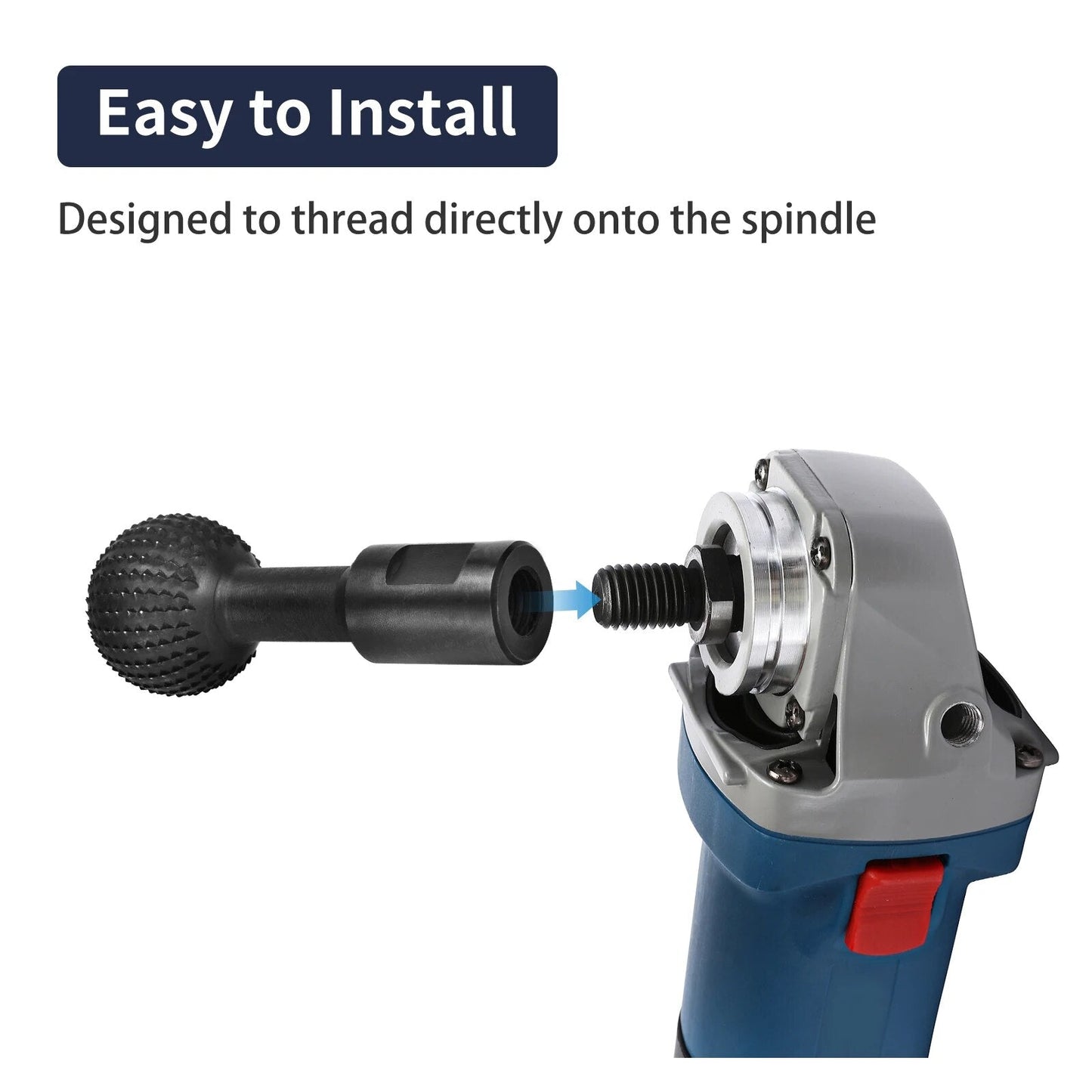 Versa Grind™️ Attachment ball drill for wood