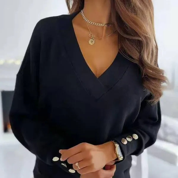 Abelie™ Women's V-Neck Sweater