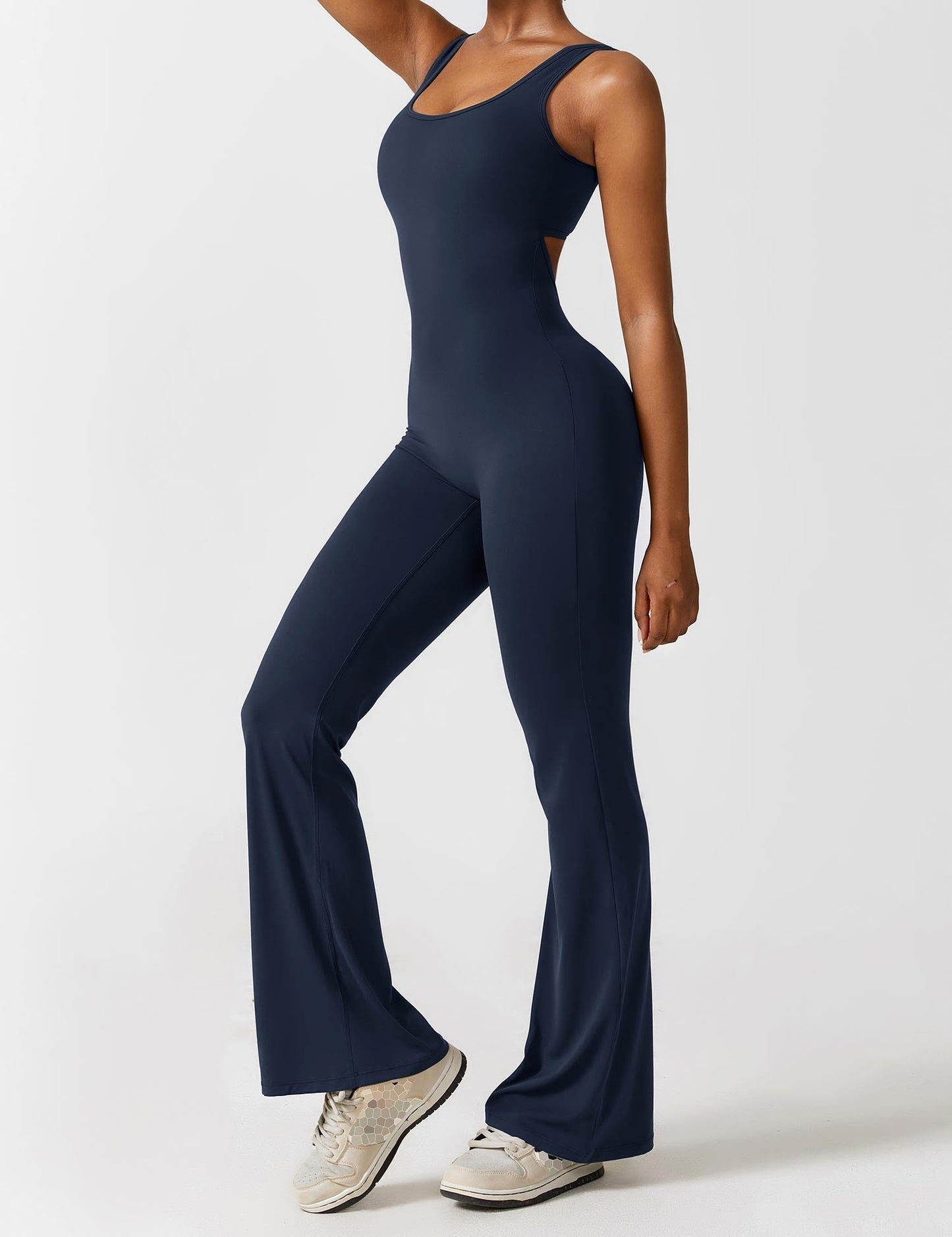 Roberta Fit™ Slim jumpsuit with a flap at the back