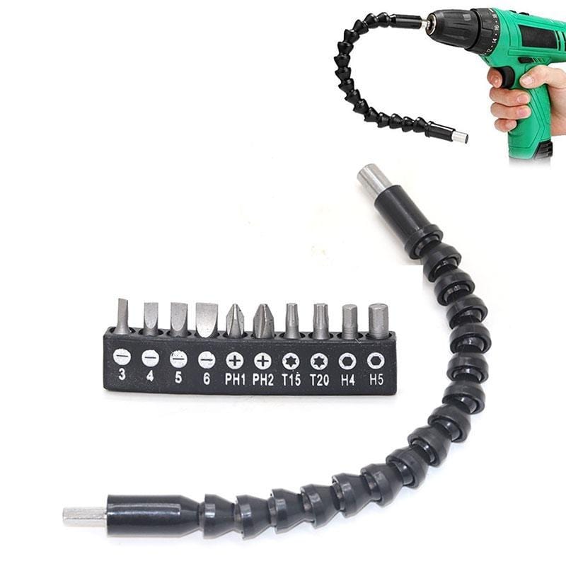 SwiftFlex™ Flexible drill bit extension kit