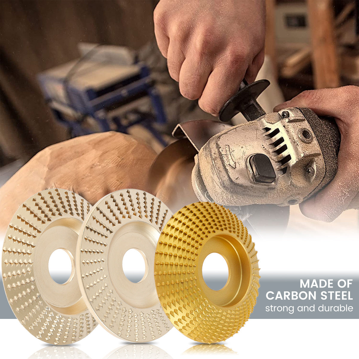 Carv Wood™ Wood carving discs