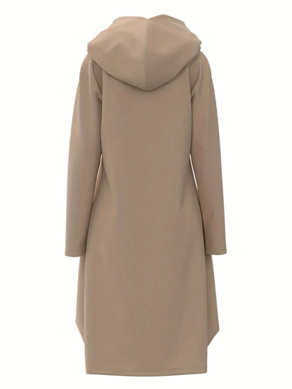 Marion™️ Comfortable sweatshirt dress with a hood