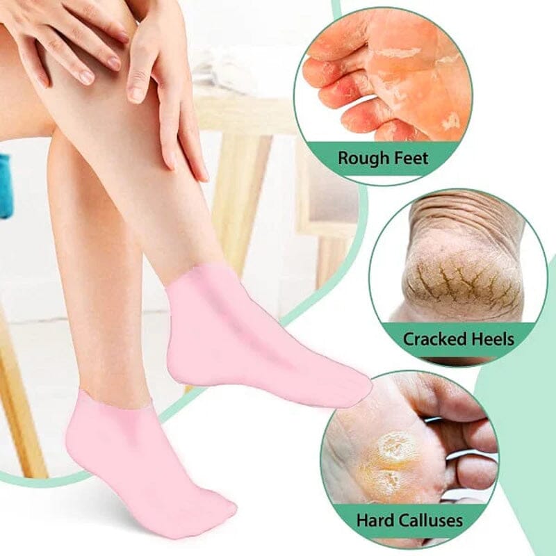 PediSpa™️ Silicone socks that keep your feet moisturized