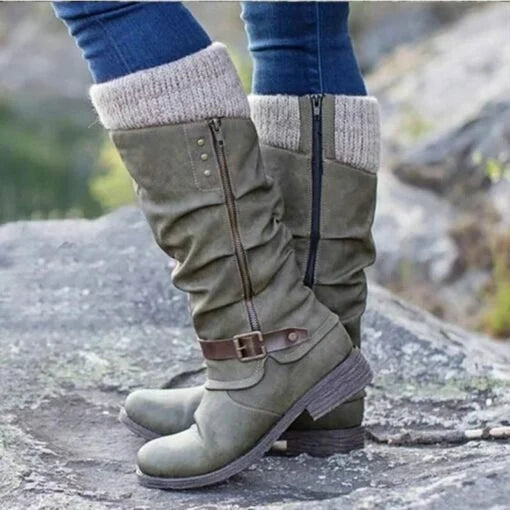Alais Monet™ High winter boots with a zipper