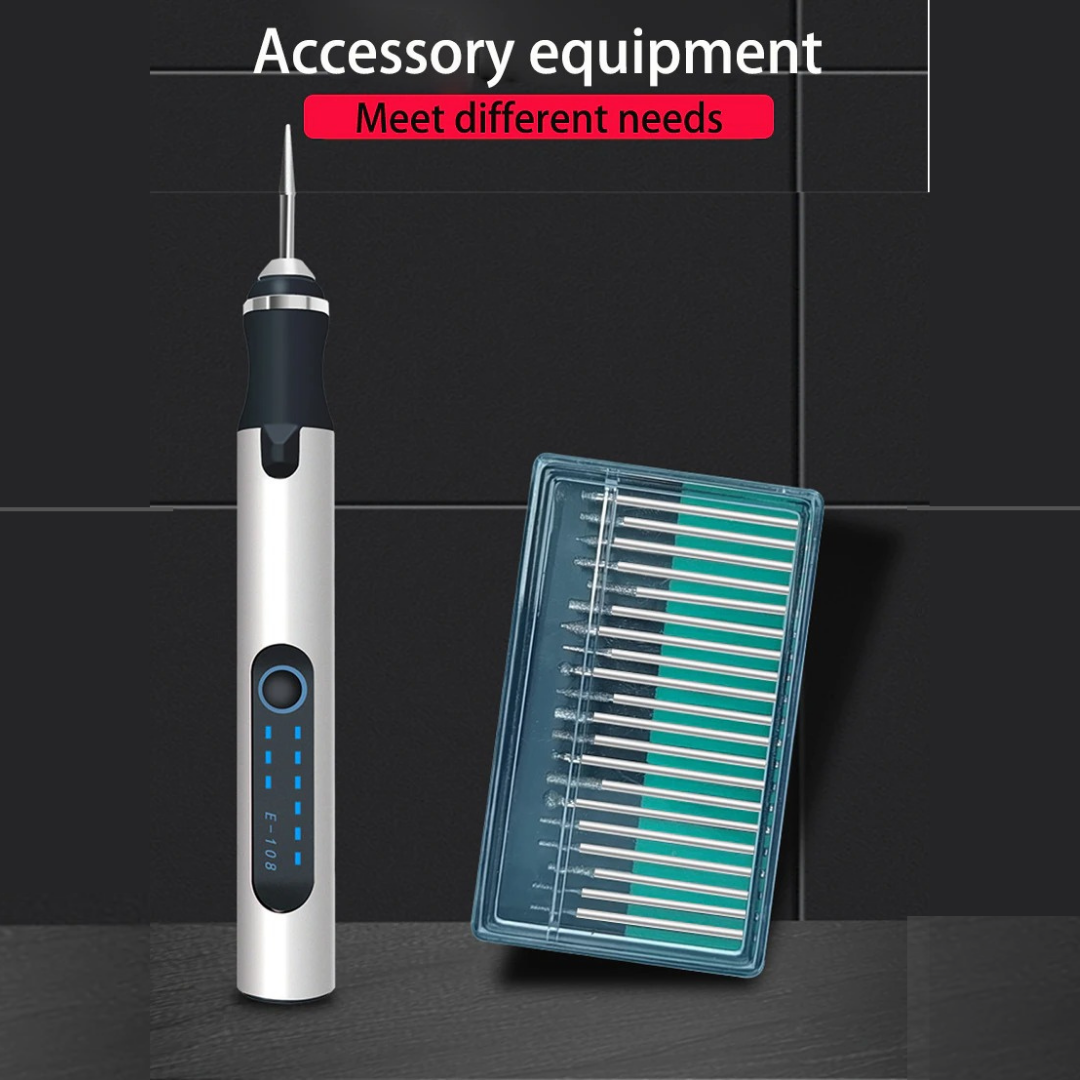 EngraveIt™ Engraving pen + 30 unique engraving bits for FREE