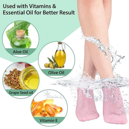 PediSpa™️ Silicone socks that keep your feet moisturized