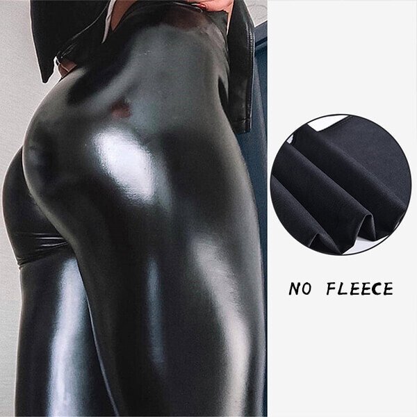 Evonne™ Warm leather leggings
