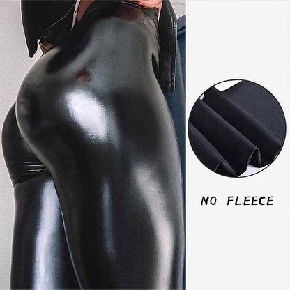 Evonne™ Warm leather leggings