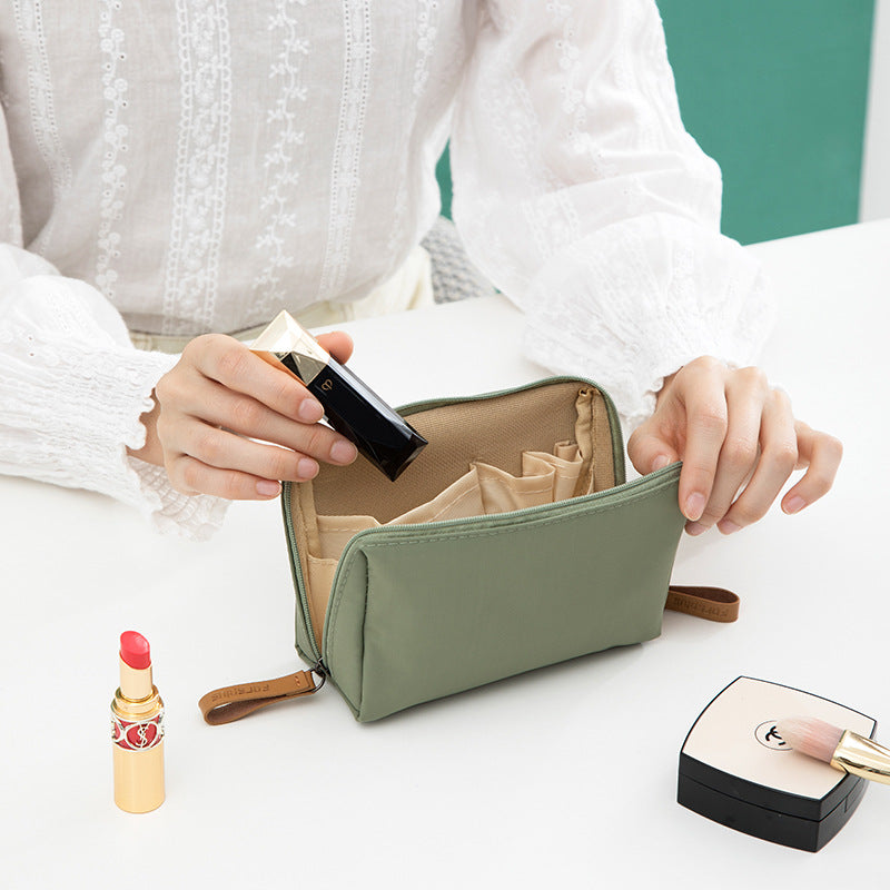 Arcelia™ Cosmetic bag with double zipper