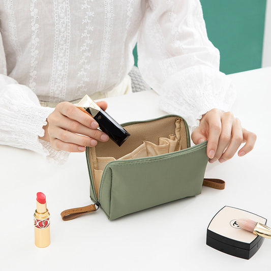 Arcelia™ Cosmetic bag with double zipper