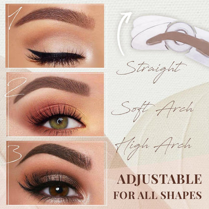 BrowZilla+™️ Set of adjustable eyebrow stamps
