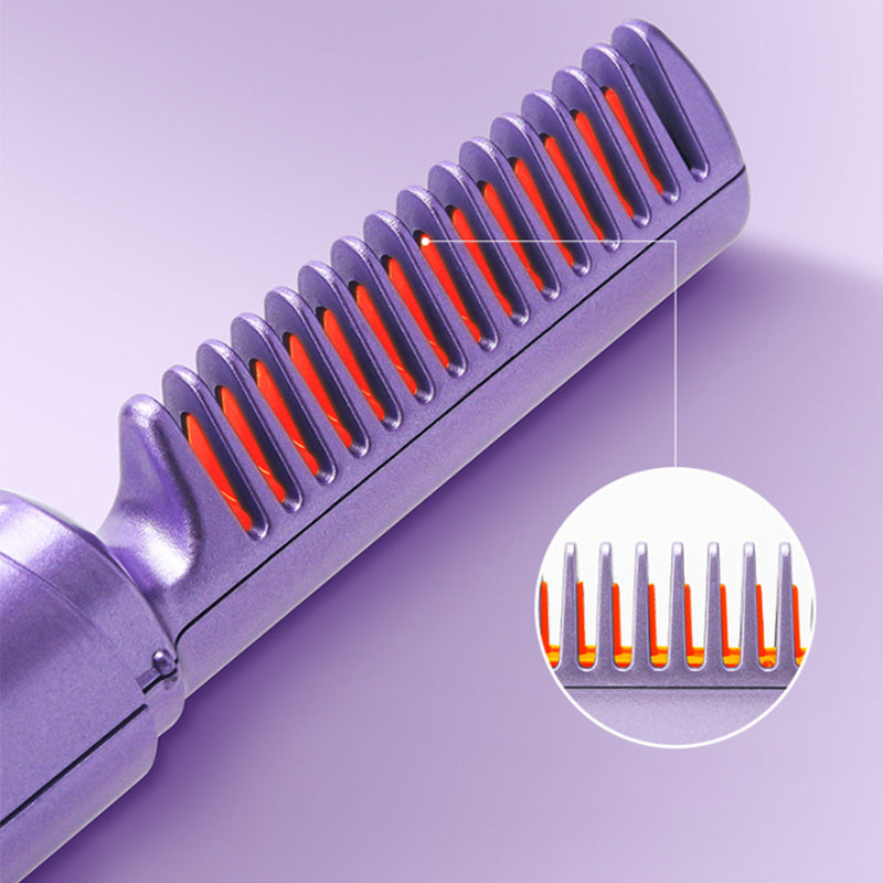 Mini GlamSet™️  Electric comb / Mini curling iron and straightener 2 in 1