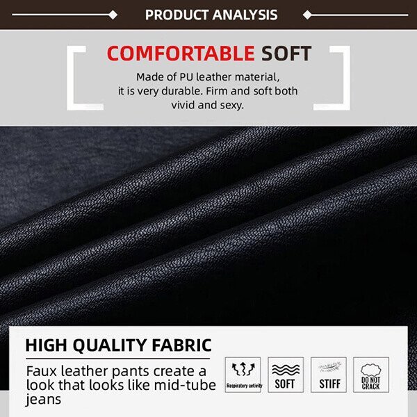 Evonne™ Warm leather leggings
