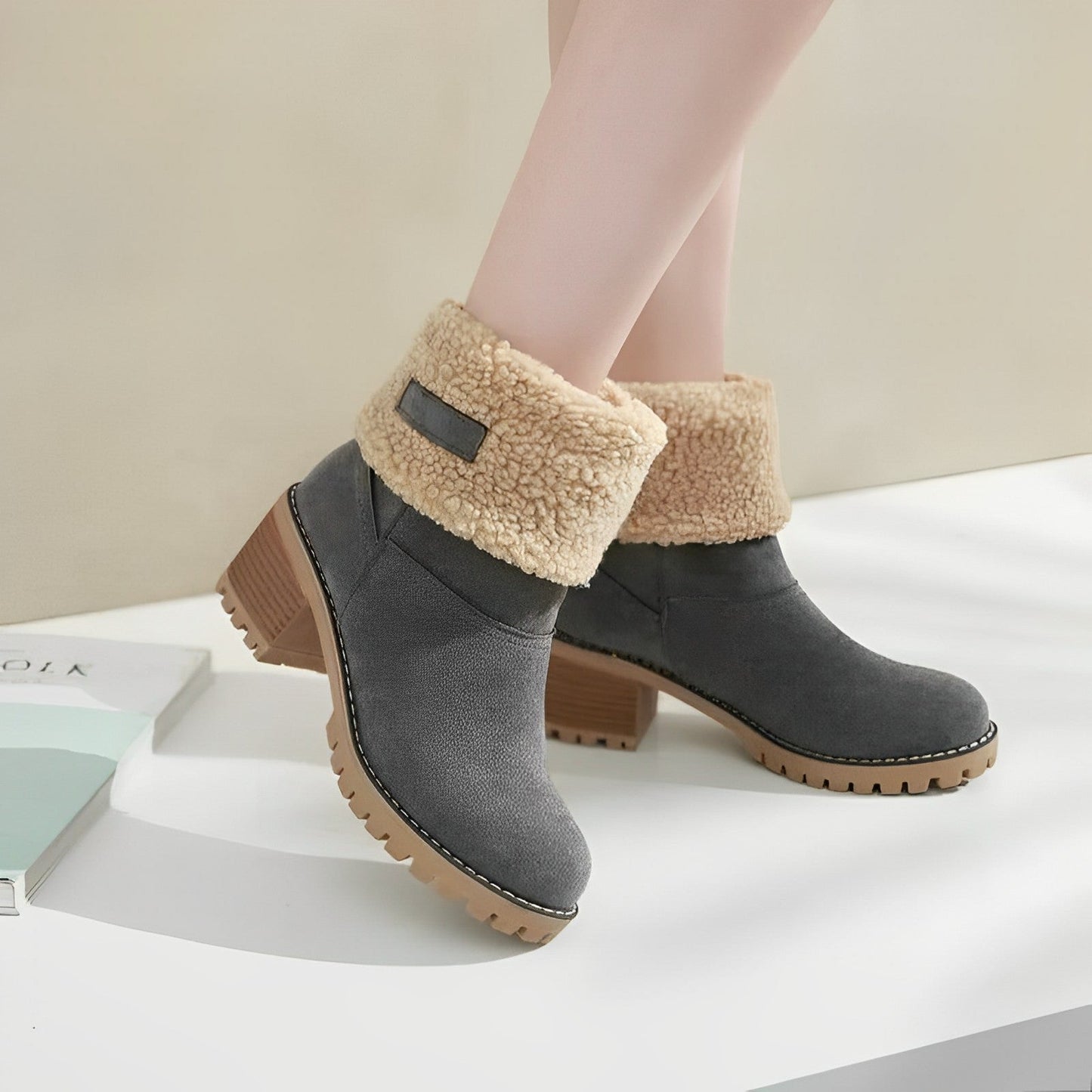 Angeline Bellamy™️ Stylish, warm woolen winter boots