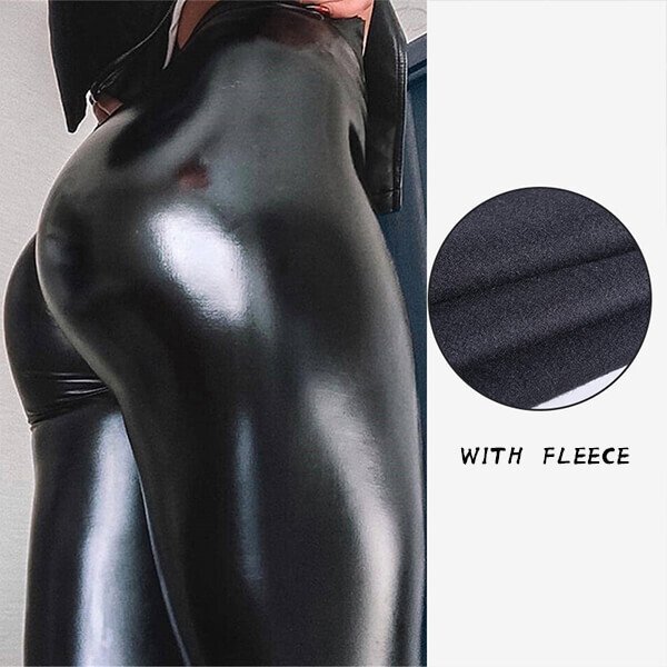 Evonne™ Warm leather leggings