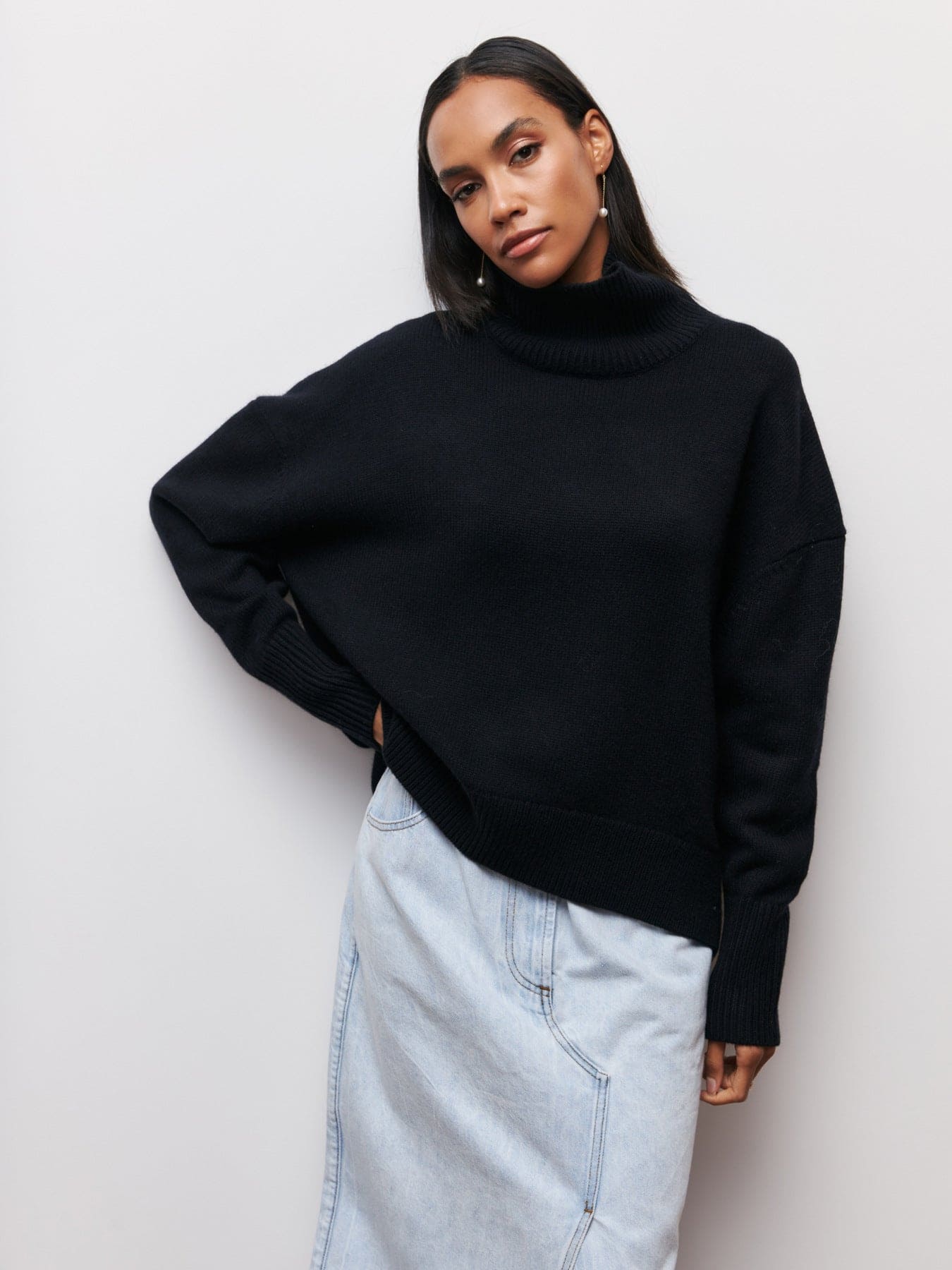 Rita™ Fashionable, warm turtleneck sweater