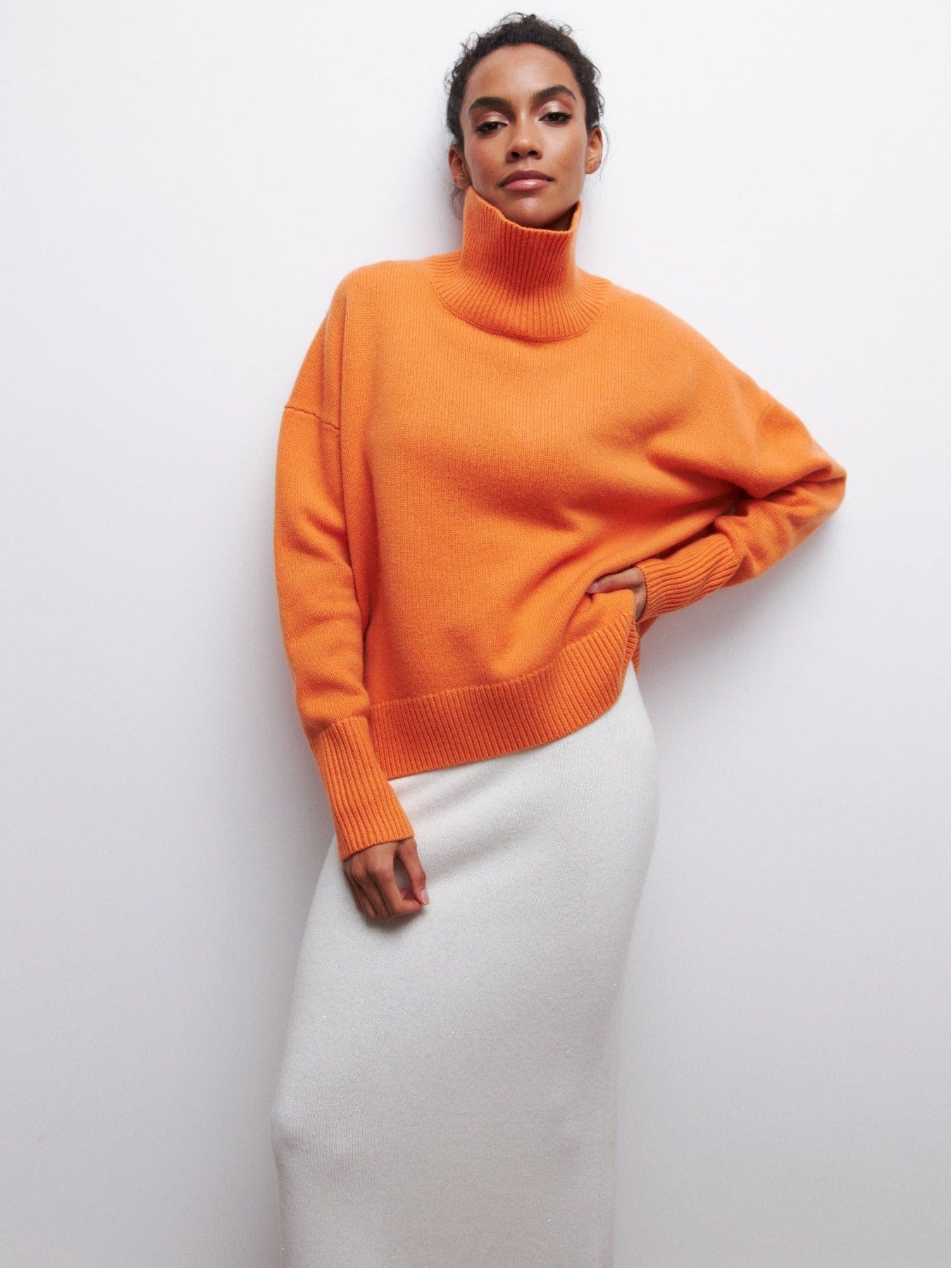 Rita™ Fashionable, warm turtleneck sweater