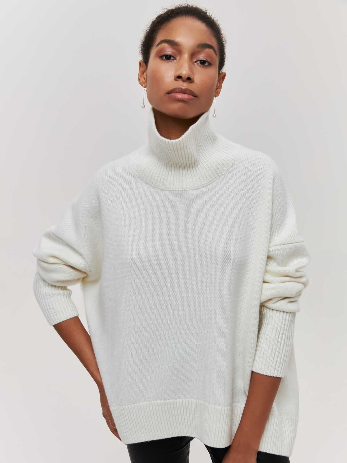 Rita™ Fashionable, warm turtleneck sweater